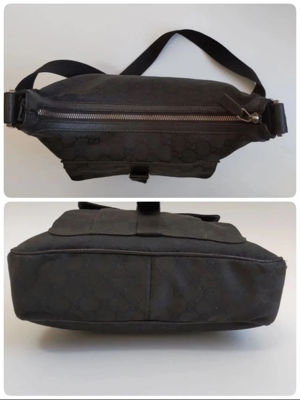 Gucci Black Crossbody Messenger Bag